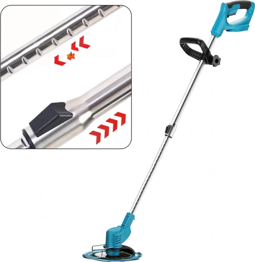 Baterijski obrezovalnik trave – zmogljiv set z izmenljivimi rezili