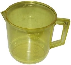 Posoda za ročni mešalnik 0,75 l, plastična, prozorna