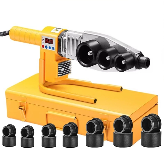 Renew Force polyfusion pipe welder PP/PE/PVC with LCD 2800 W, 16–63 mm, with carrying case