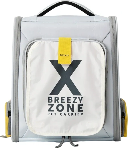 Petkit Breezy X ZONE nahrbtnik – transportna torba za hišne ljubljenčke, siva
