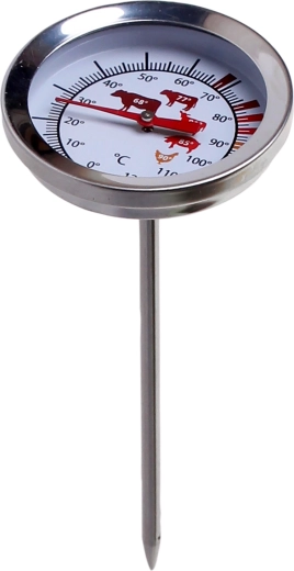 Kuhinjski termometer za meso Kitchisimo iz nerjavnega jekla