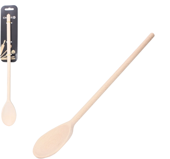 Lesena švedska kuhinjska žlica 40 cm iz bukovega lesa