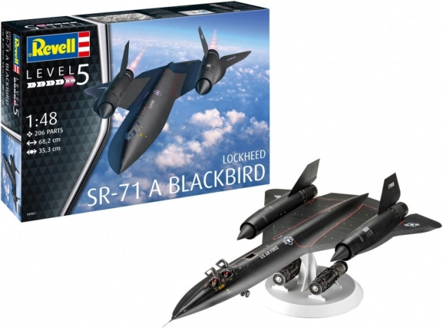 Plastični model letala Lockheed SR-71 Blackbird 1/48