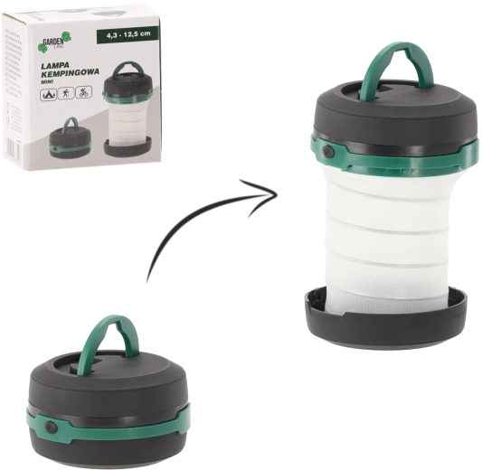 Mini kamp svetilka 4,3–12,5 cm