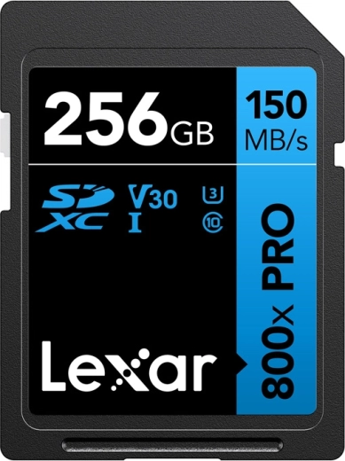 Pomnilniška kartica Lexar Professional 800x Pro SDXC 256 GB