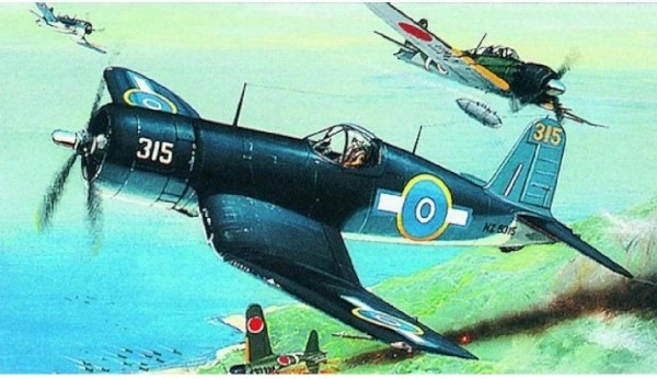 Plastični model letala F4U-1 Corsair za sestavljanje