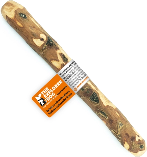 Explorer Dog žvečilna paličica iz oljčnega lesa za pse S