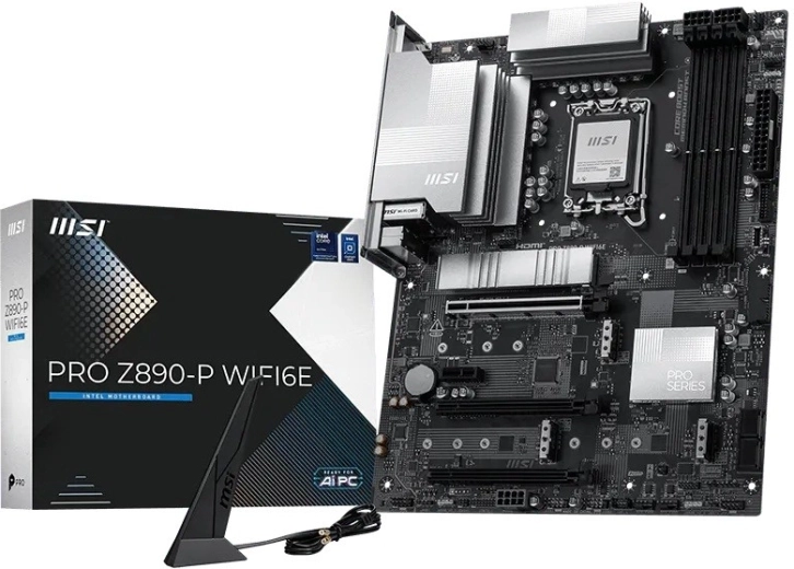 MSI Pro z890-p wifi 6e osnovna plošča atx za intel lga1851