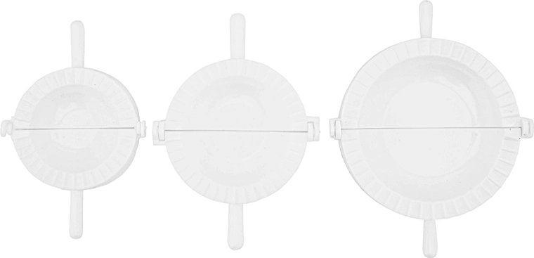 Komplet 3 modelčkov za pieroge 7,5/8,5/10 cm