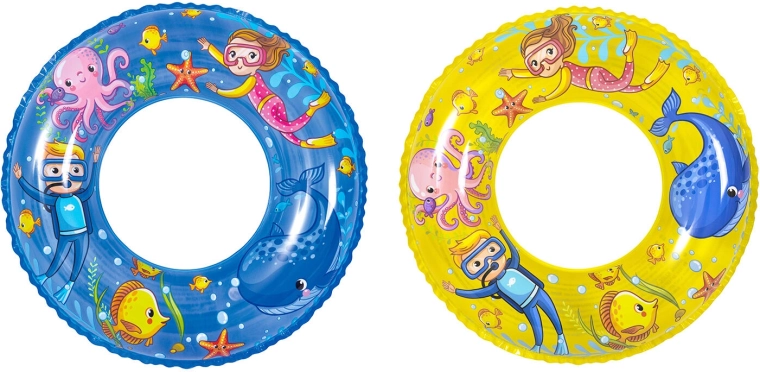 Napenljiv plavalni obroč 60 cm SEA WORLD za otroke