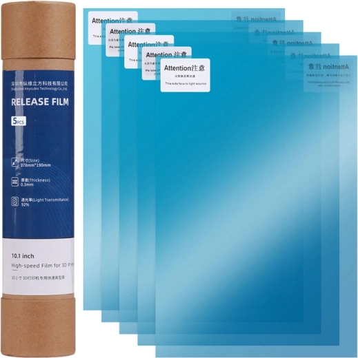 Hitro zamenljiva FEP folija 10,1" za Anycubic Photon Mono M5s / M5s Pro / M7 / M7 Pro (5 kosov)