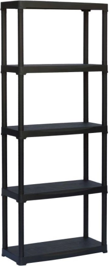 Plastični regal 700 × 300 × 1760 mm, 5 polic