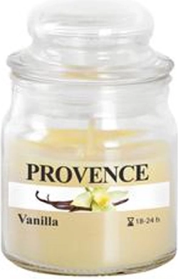 Dišeča sveča v kozarcu s pokrovom vanilija 70 g