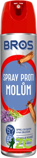 Sprej proti oblačilnim moljem z vonjem sivke 150 ml BROS