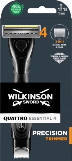 Wilkinson Quattro Essential men's razor with trimmer
