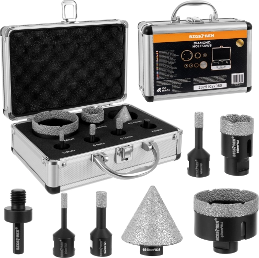 Komplet diamantnih kronskih žag Bigstren 6–68 mm