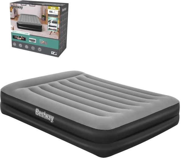 Nafukovalna postelja BESTWAY z vgrajeno AC črpalko 203 × 152 × 46 cm