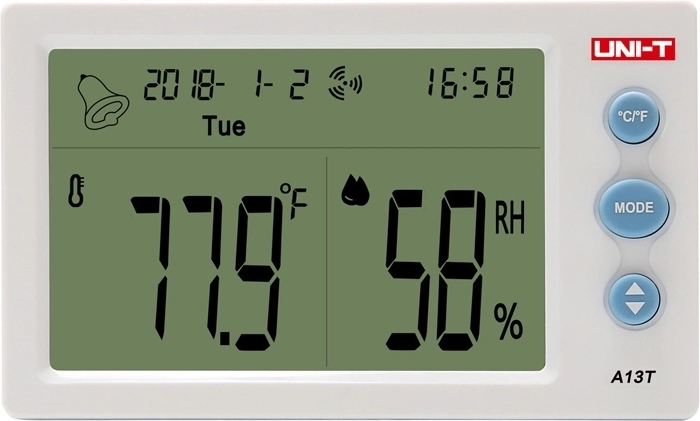 Uni-T A13T merilnik temperature in vlažnosti