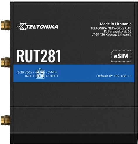 Teltonika RUT281 industrijski mobilni usmerjevalnik - 1 kos