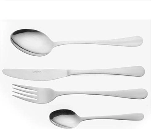 Komplet nerjavečih jedilnih priborov HOTEL, 24 delov