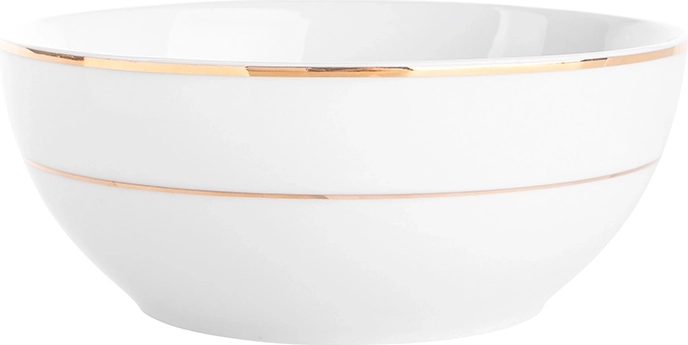 MariaPaula klasika zlata linija solatna skleda 17 cm, 820 ml