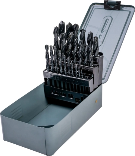 Set svedrov za kovino HSS 1,0–13,0 mm, 25 delov