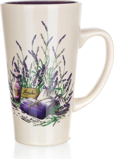Keramična skodelica Lavender 450 ml
