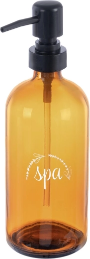 Dozirnik za milo SPA iz rjavega stekla 500 ml