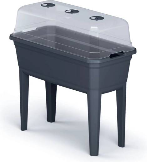 Visoka sadilna korita RESPANA Planter Ecoline Set, antracit