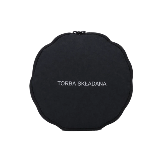 Zložljiva potovalna torba 25 l, črna, okrogla