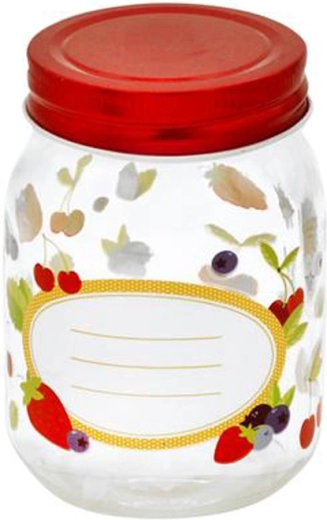 Kozarec za vlaganje s pokrovčkom Toro 380 ml – sadje