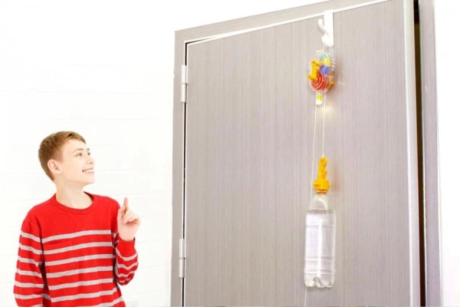 Izobraževalni set 4M Eco‑Tech žarnica na ročni pogon in gravitacijo