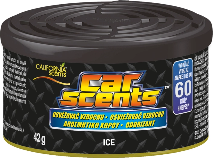 California Scents Ice – dišava za avto v pločevinki