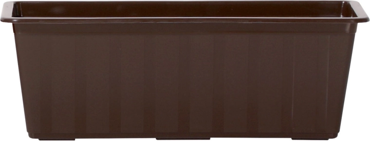 Rjav plastični balkonski korito 70 cm