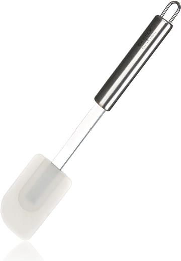 Lopatica AZORA 24 × 5 cm iz nerjavečega jekla s silikonom
