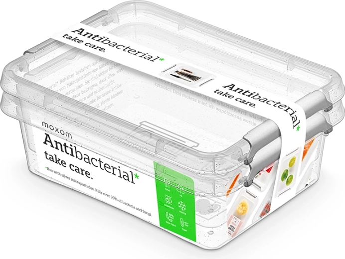 Antibakterijske posode za živila 1,15 l (2 kosa)