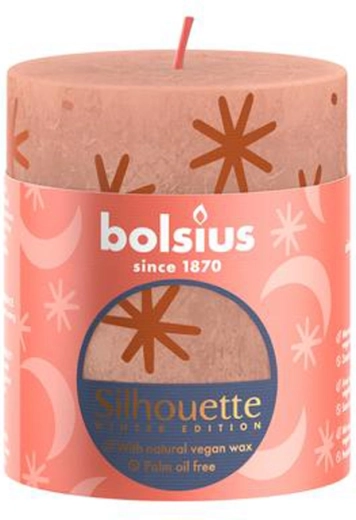 Rustikalna sveča kremni karamel 80 × 68 mm