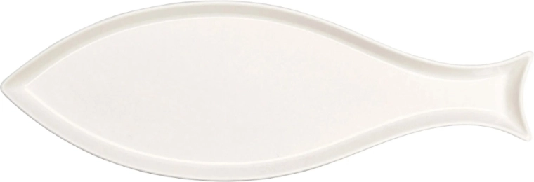 Navadna servirna polskleda v obliki ribe 37,5 × 12,5 cm