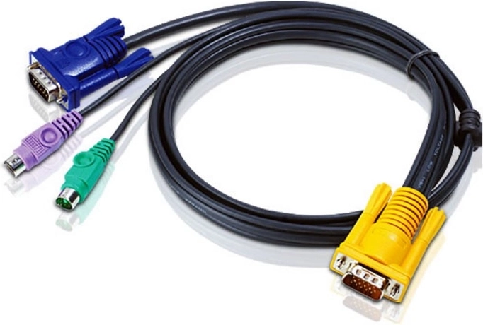 PS/2 KVM kabel 3 v 1 SPHD ATEN