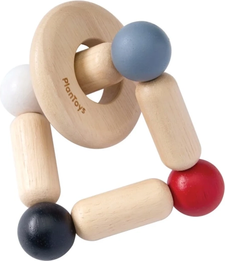 PlanToys kontrastni ropotuljica kvadrat