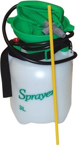 Vrtna razpršilna naprava 3 l iz plastike