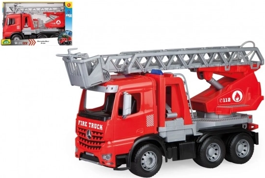 Gasilski tovornjak MERCEDES-BENZ Arocs z lestvijo in vodnim topom