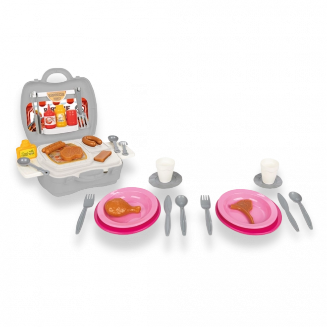 Otroška kuhinjica, žar v kovčku PILSAN