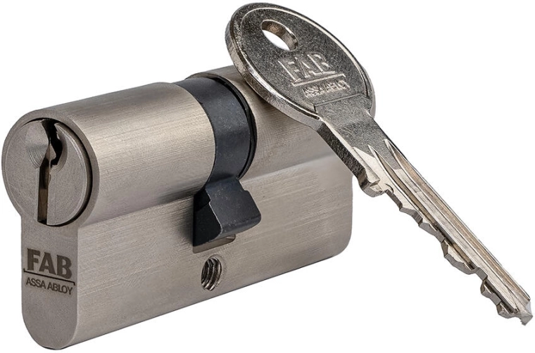 Gradbeni cilindrični vložek FAB 40/45 nikel