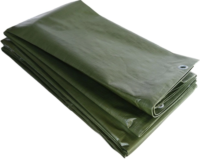 Prekrivna ponjava PE Standard 4 × 5 m bela