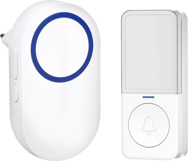 Solight wireless plug-in doorbell 200 m white with learning code