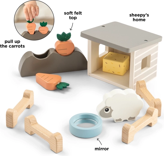 Done by Deer wooden farm with Sheepy the sheep