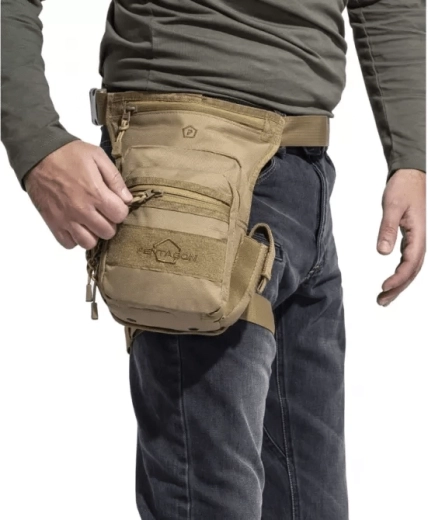 Stegenska torba PENTAGON MAX-S 2.0, črna