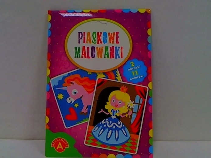 Peščeno slikanje za otroke – Princesa in samorog