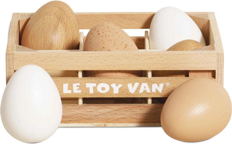 Lesena jajca v zaboju Le Toy Van